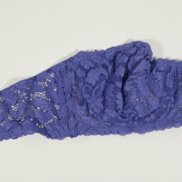 NWT Free People Love Letters Convertible Underwire Bra in Deep Periwinkle - Picture 6 of 10